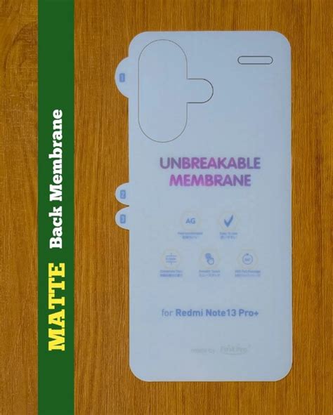 REDMI NOTE 13 PRO+ 5G Matte Finish Protector Membrane