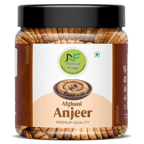 Natural Fridge Dried Afghani Anjeer 1000GM- Pouch Pack | Dried Figs ...