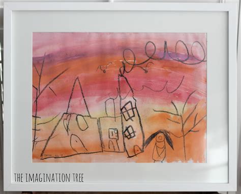 Winter Sunset Silhouette Art - The Imagination Tree