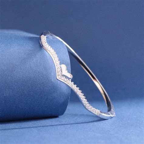 925 Silver Women Kada | Traditional & Modern Bangle Designs – P S Jewellery