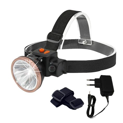 RENMAX Rechargeable Head Torch Weatherproof LED Flash Spotlight for ...
