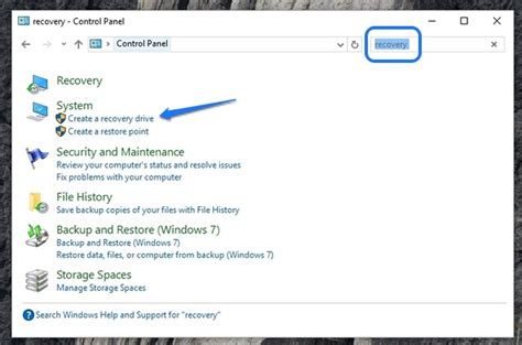 Create Recovery Drive Windows Site Microsoft.com 的图像结果