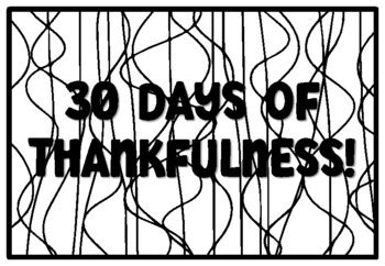 30 DAYS OF THANKFULNESS!, Fall Turkey Coloring Pages, Classroom Quotes ...