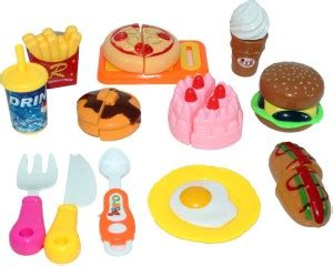 SMILES CREATION Fast Food Lunch Role Play Set Toy for Kids - Fast Food ...