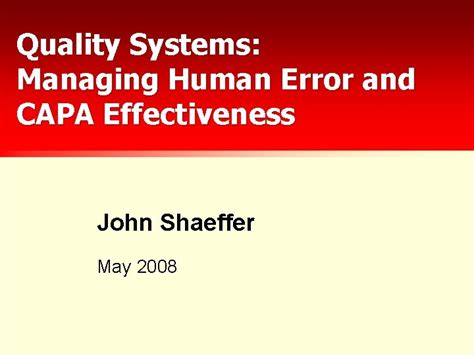 Image result for Human Error Capa