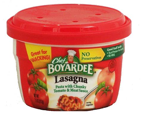 Chef Boyardee Pasta in Chunky Tomato and Meat Sauce Lasagna