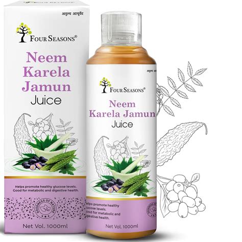Neem Karela Jamun Juice – Four Seasons Ayurveda