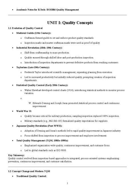 Quality Management & Digital Marketing Notes for B.Tech: BOE086 ...