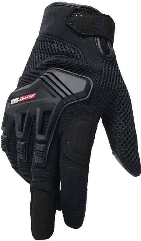 TVS Racing Riding Gloves for Men-Mesh for Ventilation, TPR Protection ...