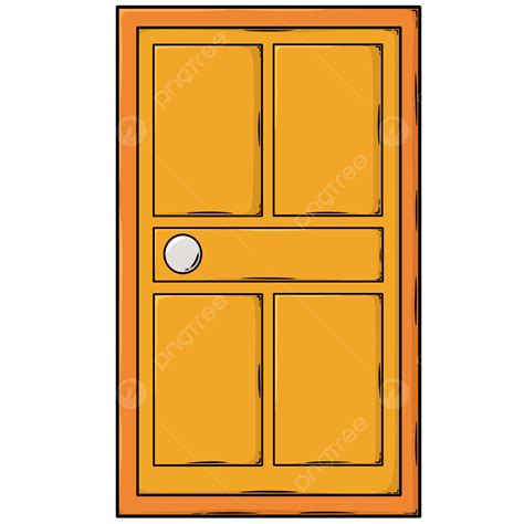 Door Clipart, Door, Cartoon Door PNG Transparent Clipart Image and PSD ...