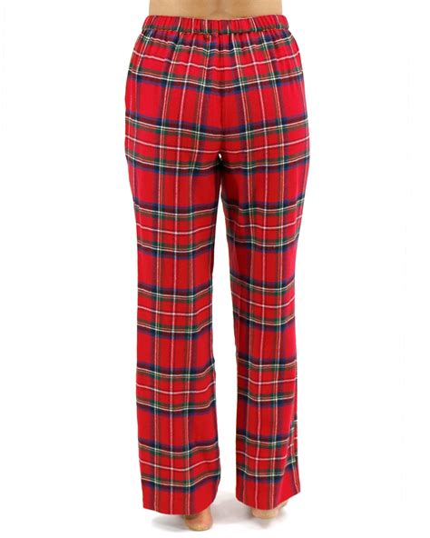 Flannel Christmas Red Plaid Pajama Pants - Red Plaid / XS - Grace and Lace