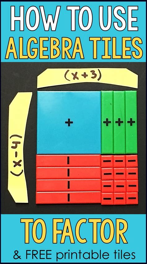 How to Factor Using Algebra Tiles 的图像结果