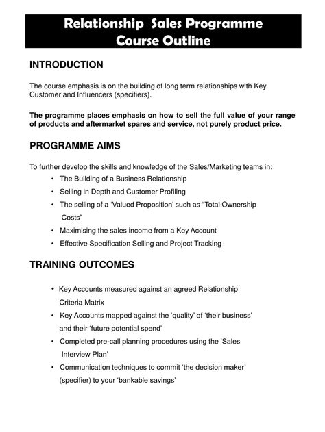 Image result for Relationship Course Outline