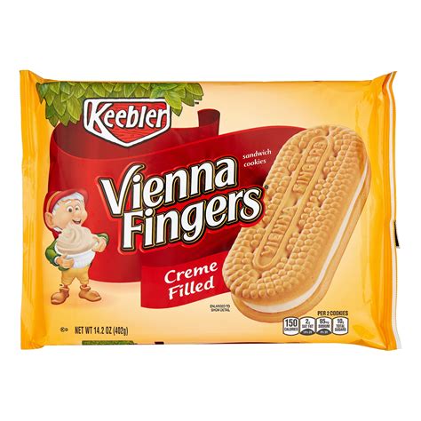 Keebler Vienna Fingers Creme Filled Sandwich Cookies 14.2 oz - Walmart ...
