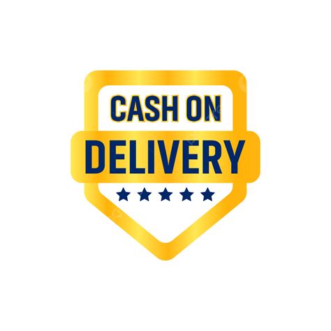 Cash On Delivery Vector Design Images, Cash On Delivery Golden Badge ...