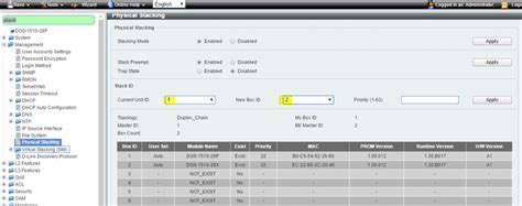 DGS-1510 Series How to Configure Stack Order and Priority | D-Link