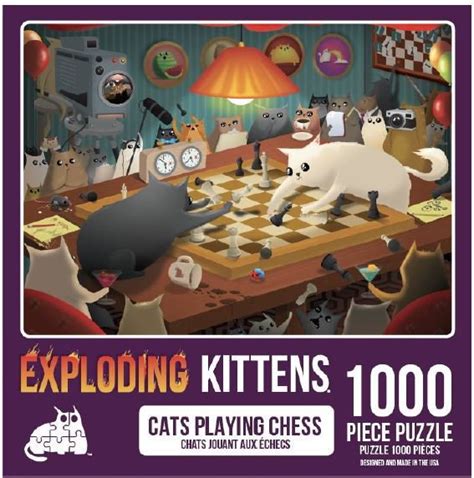 Image result for Exploding Kittens Puzzle