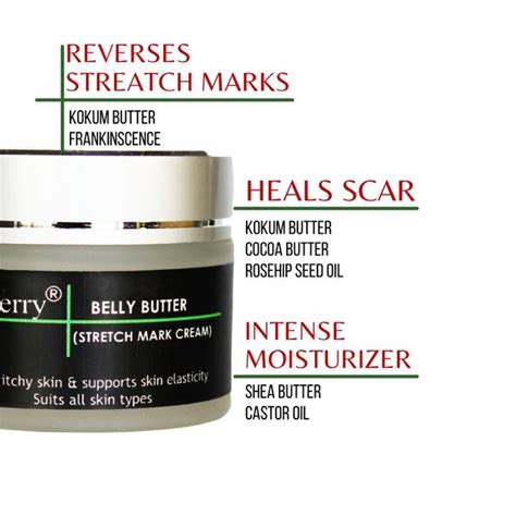 Belly Butter (Stretch Mark Cream) | Natural Handmade Cosmetics Skincare ...