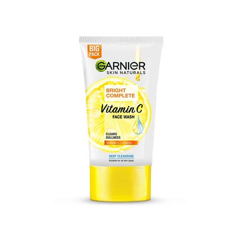 Garnier Skin Naturals Bright Complete Vitamin C Face Wash - Vitamin C ...