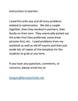 Image result for AP Calculus Optimization Problem