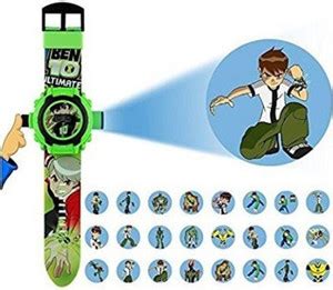 Amience Ben 10 Watch BEN10 kid's watch with projector 24 Images Digital ...