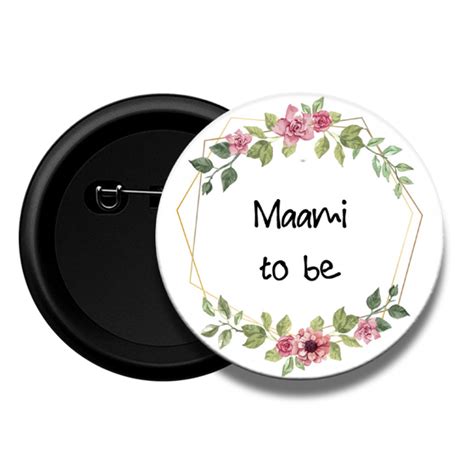 Mami to be Baby Shower Button Badge – Creator