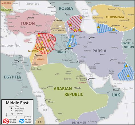 Map of ongoing War Conflicts in the Middle East [AIG TIMELINE] : r/imaginarymaps