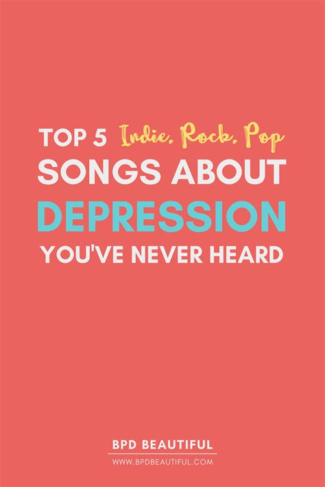 Songs About Depression You've Never Heard in 2025