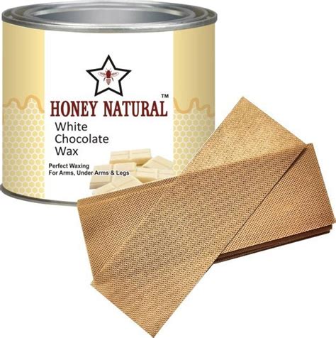Honey Natural ( WHITE CHOCOLATE wax 601 g m) Wax (603 ) WITH STRIPS Wax ...