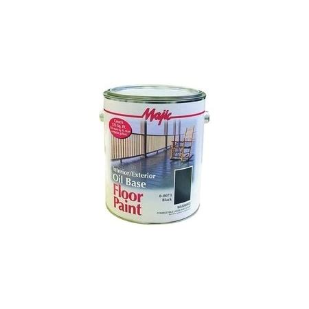 Majic Paint FLOOR PAINT GAL BLACK OILBASE 8-0073-1 | Zoro