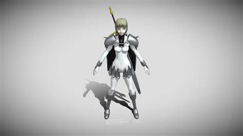 Clare from Claymore - 3D model by hamster_ruso [cc9408a] - Sketchfab
