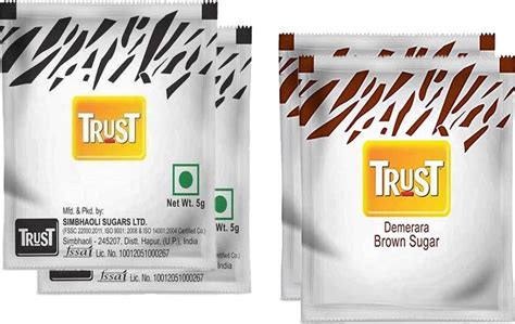TrUST White sugar sachet/Brown sugar Sachets Combo Pack off-5Gram*(200 ...