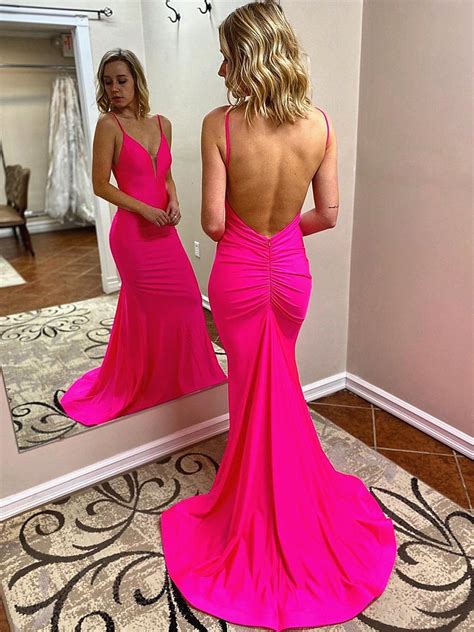 Hot Pink Long Dress