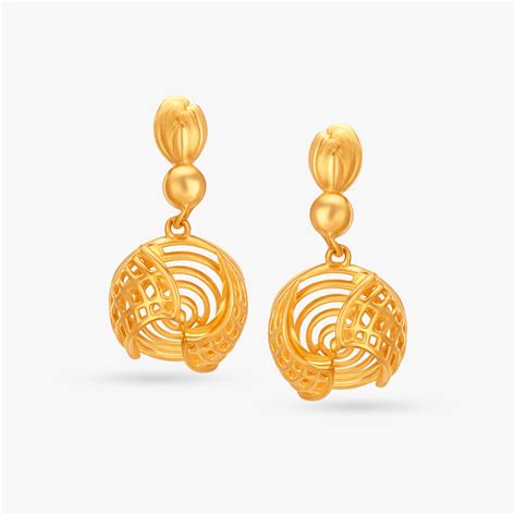 Striking Concentric Drop Earrings