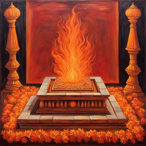 Havan Kund Painting: Boost Wealth and Spiritual Growth with Vastu ...