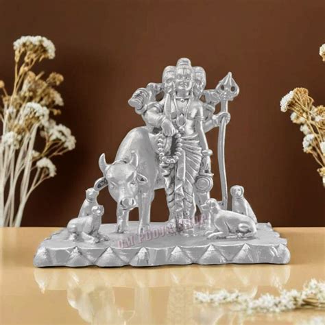 Buy Dattatreya Sterling Silver Statue at best price