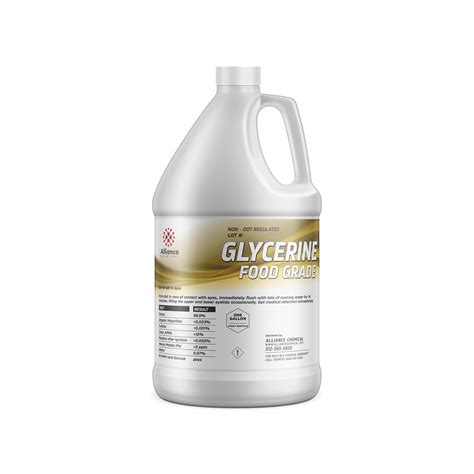 Alliance Chemical USP Food Grade Vegetable Glycerine - 1 Quart - India ...