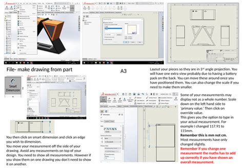 Create SolidWorks Drawing Tutorial 的图像结果