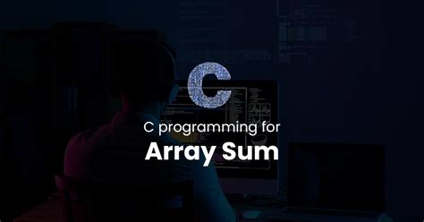 Image result for Simple Array Sum Program in C