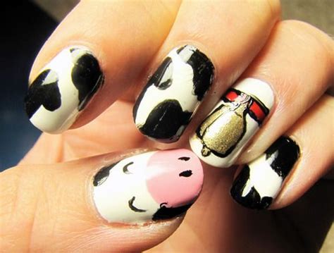Cow Nails | Cow nails, Get nails, Nail art