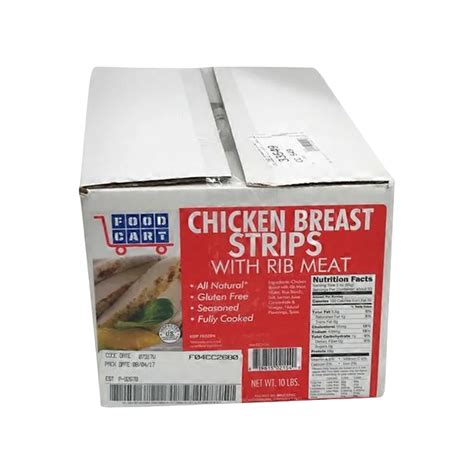 FOOD CART CHICKEN BREAST WITH RIB MEAT STRIPS - US Foods CHEF'STORE