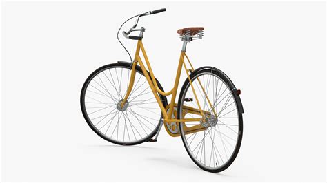 3D Classic City Bicycle Rigged for Maya | 3D Molier International