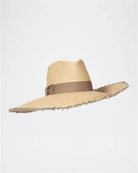 Eric Javits Fringe Pinch Fedora Hat | Neiman Marcus