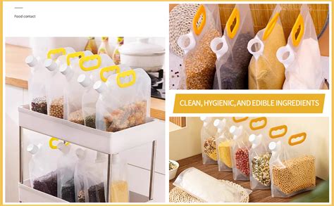 Buy AARKRI SALES Kitchen Storage Bag, Grains Rice Moisture-Proof Sealed ...