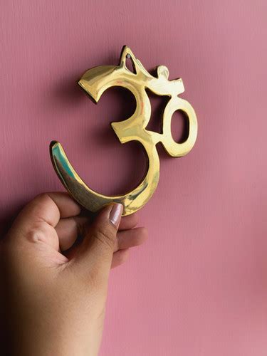 Om Brass Wall Art | Abelhouse Latest