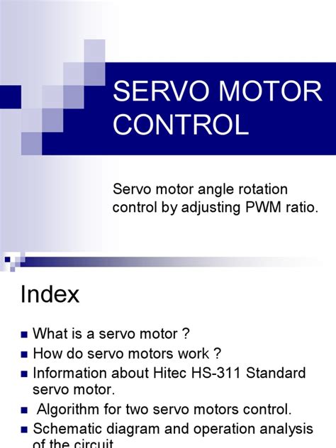 Image result for Servo Motor Control Flow Chart