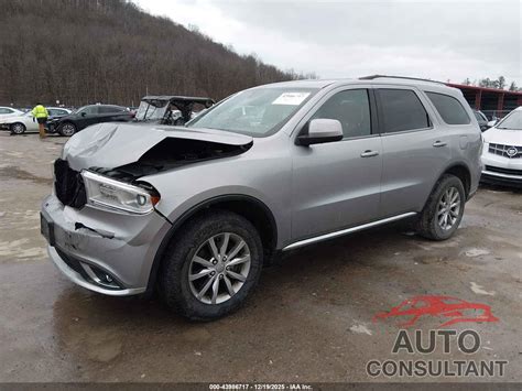2016 DODGE DURANGO SXT Flexible Fuel - 1C4RDJAG6GC481913