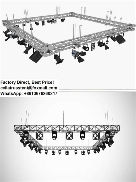 Concert lighting rigging truss system for event show in 2025 | Lighting truss, Concert stage ...