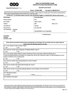 Fillable Online () - Health Partners Plans Fax Email Print - pdfFiller