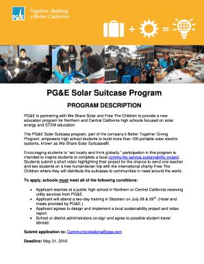 Image result for PG&E Solar Program